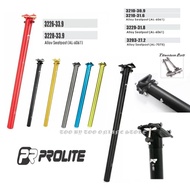 Prolite AL-6061/7075 Lightweight Seatpost 27.2mm/31.8mm/33.9mm/400mm/580mm/600mm Length For Folding 