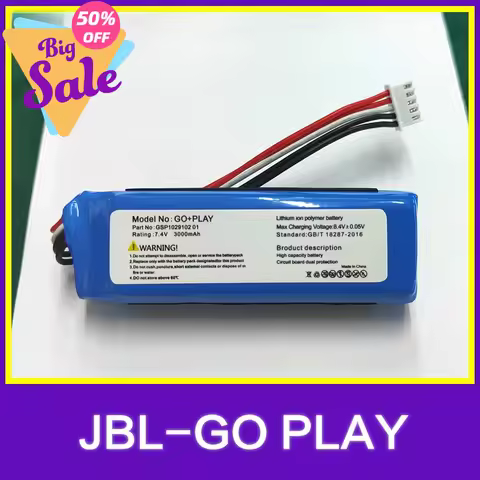 Applicable to JBL Harman Kardon GO+Play/Go Play Mini/Go Play Battery CP-HK06 Battery