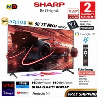 (FREE SHIPPING) SHARP NEW 50-75" Inch 4K Google TV Ultra LED TV HJ6000X Series With Dolby Atmos Smar