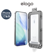 elago iPhone 17/Air/Pro/Pro Max Anti-Fingerprint 9H Explosion-Proof Glass Screen Protector With Film