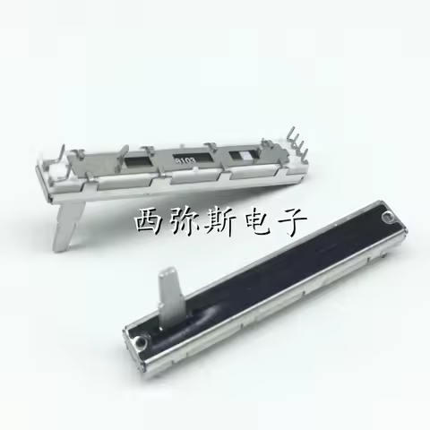 1pcs，Straight slip potentiometer，B103 10K，Total length 60mm, travel 45mm，DJM300 400 500 600 800 1000