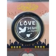 Silver 999 1 Dirham Love