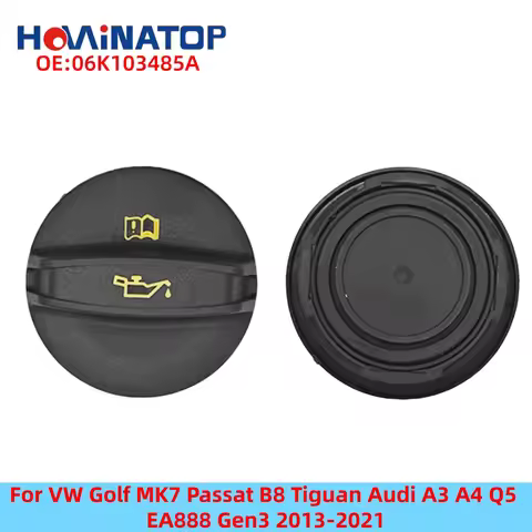 HOWINATOP 06K103485A Engine Oil Filler Cap For VW Golf MK7 Passat B8 Tiguan Audi A3 A4 Q5 EA888 Gen3