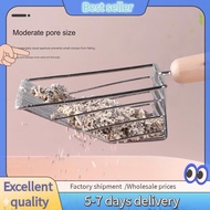 E7G-Metal Cats Litter Scoop with Holder Stand, Heavy Duty and Easy Clean