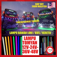 TWK CAR LED TRUCK LORI lampu tomyam 12v 24v LAMPU TOMYAM VIRAL 48INCH AKSESORI LORI LAMPU TUBE RGB R