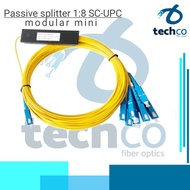 PASSIVE SPLITTER 1:8 modular mini 8way