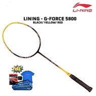BADMINTON RACKET lining G Force 5800 S ORIGINAL 100% FREE STRING INSTALLATION