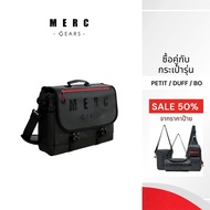 Merc Gears กระเป๋าสะพายข้าง กระเป๋าโน๊ตบุ๊ค วัสดุกันน้ำ รุ่น Mario สีดำ