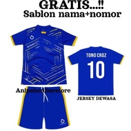 Spesial [ Free Nama Nomor Punggung ] Jersey Futsal Dewasa/ Baju