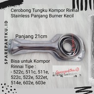Cerobong kompor gas model rinnai kecil STENLIS - kiri panjang - tungku KOMPOR GAS RINNAI DAN MIYAKO 