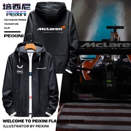 F1 Racing McLaren Team Uniform Racing Uniform Can Casual Style Hooded Cardigan Zipper Jacket Jacket 