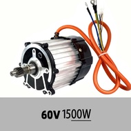Dinamo Motor Listrik DC 48V/60V 1000W/1500W 3300Rpm Listrik roda 3 Listrik roda 4 Bldc Motor Speed C