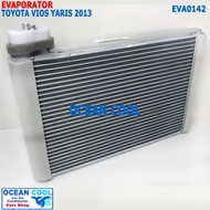 คอยล์เย็น โตโยต้า วีออส  ยาริส 2013 - 2017 EVA0142  Evaporator For Toyota Vios  Yaris  รุ่น3 ตู้แอร์