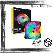 CORSAIR ICUE QL140 RGB 140MM PWM CHASSIS FAN - SINGLE FAN ( CO-9050099-WW )