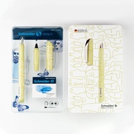 German Schneider Smart Golden Age Double Nib Fountain Pen BK600 Student Pen Sports Series Gift Box J