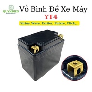 YT4 ABS plastic motorcycle starter cover - 32700 battery pack - Motorcycle standard copper pile