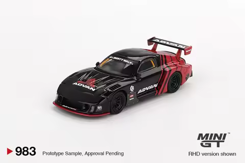 MINI GT 1:64 RX-7 LB-Super Silhouette Liberty Walk ADVAN Diecast Model Car