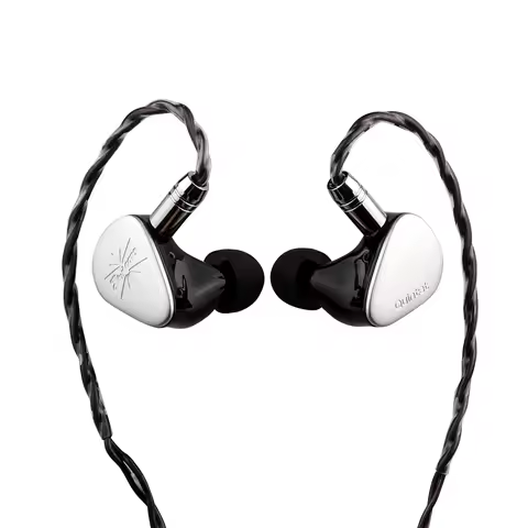 Kiwi Ears Quintet In-Ear Monitor 1DD + 2BA + 1 Planar +1 PZT with Detachable Silver-plated Copper Ca