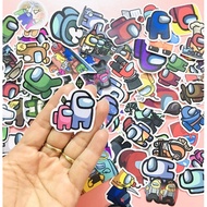Sticker set of 30-50 silk pressed pieces / Among Us Game sticker
