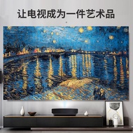 Not Pick Up Custom pattern New Style tapestry TV Dust Cover Elastic Hanging TV Cover Cloth remote co