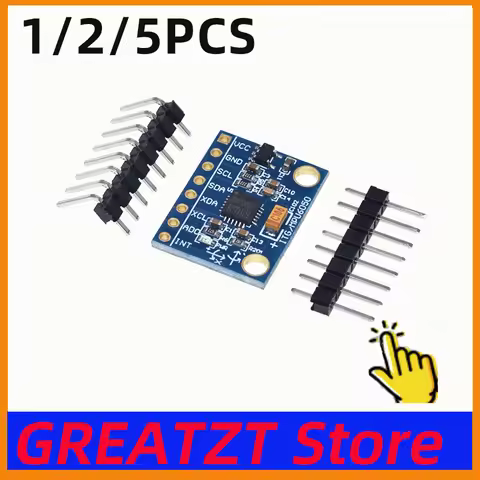 GREATZT 1/2/5PCS GY-521 MPU-6050 MPU6050 3 Axis Analog Gyro Sensors+ 3 Axis Accelerometer Module