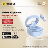 Baseus WM02 TWS Earphones Bluetooth 5.3 Wireless Earbuds With Touch Control Noise Cancelling Touch C
