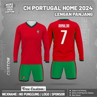 CH P0RTUG2L H0M3 2024 national team Jersey, free custom and back number