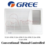 GREE Aircon 0.75HP Window Type Conventional / Manual Controlled (U-J07-3NM)
