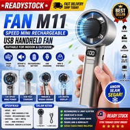 FAN M11 Speed Mini Rechargeable USB Handheld Fan Portable Kipas Tangan Untuk Indoor Outdoor