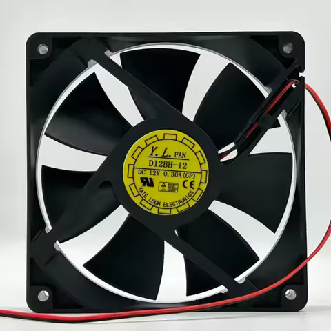 Y. L D12BH-12 Server Fan for YaLn High Air Flow Axial Silent Power Supply Converter Cooing Fan 12025