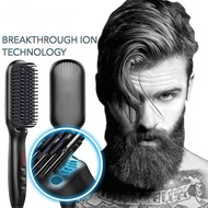Brush Hair Straightener Men Beard Straightener Beard Brush Hair Flat Iron Comb Hair Iron Straighteni