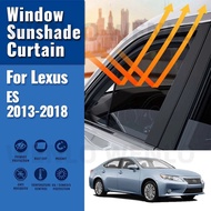 For LEXUS ES350/ES300H/ES200/ES250 2013-2018 Car Window SunShade UV Protection Auto Curtain Sun Shade Visor Net Mesh