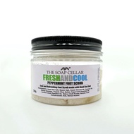FRESH & COOL PEPPERMINT FOOT SCRUB Foot Scrub Foot Callus Remover Foot Dead Skin Remover - THE SOAP 