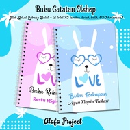 Alafaproject Online Shop Notebook 001-002 Sales Book/ Spiral Binding Sales Record Book/