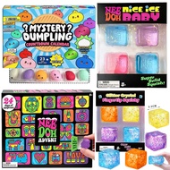 NeeDoh Nice Ice Baby Squishy Toys Cool Ice Cube Squeeze Fidget Stress Relief Toys for Kids and Adult
