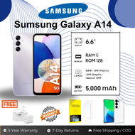 Samsung Galaxy A14 (6GB+128GB) สมาร์ทโฟนหน้าจอ 6.66 นิ้ว โปรเซสเซอร์ MediaTek Helio G85 แบตเตอรี่ 50