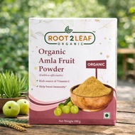 CERTIFIED ORGANIC AMLA (AMLAKI, INDIAN GOOSEBERRY) FRUIT POWDER 100 GMS (Serbuk Amla, Nellikai)