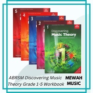 ABRSM Discovering Music Theory Grade 1 - 5 Workbook Discovery Music Theory Music Books