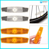 JACAUY 1 pair Cool Mount Clip Safety Assurance Wheel Reflective Bicycle Spoke Reflector Warning Lights Mountain Bike