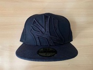 全黑New Era 大NY   7 1/8
