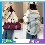 Jannah Beg Bagasi Melancong Wanita Lelaki Beg Galas Jinjing Silang ( love Luggage Sport Gym Yoga Bag