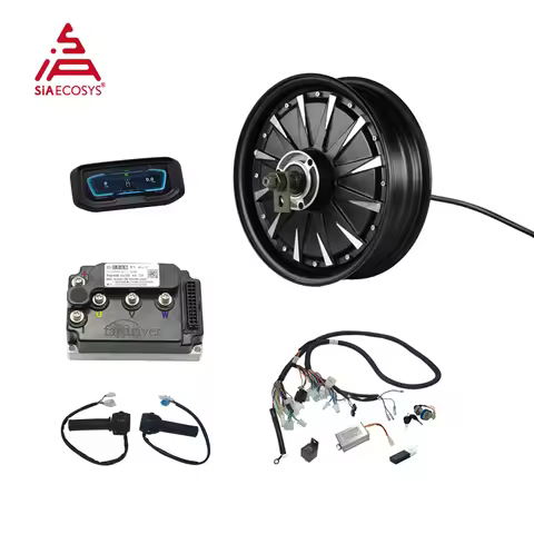 QS260 12x3.5 inch 1500W V1 72V Electric Scooter Hub Motor with Fardriver ND72260 mini12 Controller C