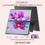 Dual 15.6'' laptop screen extender 1080p FHD IPs Folding Monitor portable monitor 1920*1080 Display