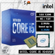 INTEL Core i5 10400F LGA1200 Quad Cores 6 Cores 12 Threads 2.9GHz boost up to 4.3Ghz CPU Processor (No GPU)