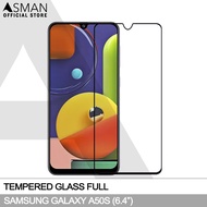 Tempered Glass Full 9D Samsung Galaxy A50s | Anti Gores Kaca - Hitam