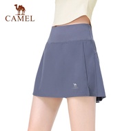 CAMEL Casual Sports Skirt Women's Lightweight Breathable Lined Pants Skirt Three-quarter Pants