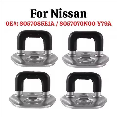 4 Pcs Door Lock Striker Plate Replacement 8057085E1A 8057070N00-Y79A for Nissan Patrol GU Y61 4.8L 2