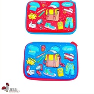 MERAH Smiggle Look a Like 3D Pencil Case - Red Boy