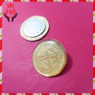 Halal Indonesian Slaughterer Logo Brooch Full Metal Fiber Coated - Juleha Pin - Harapan Mulya