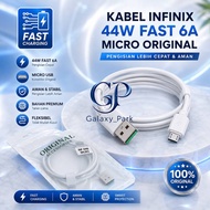 GLX - Infinix 44w 6A Fast Charger Data Cable | 44 watt Infinix Micro USB Charger Cable Plastic Packi